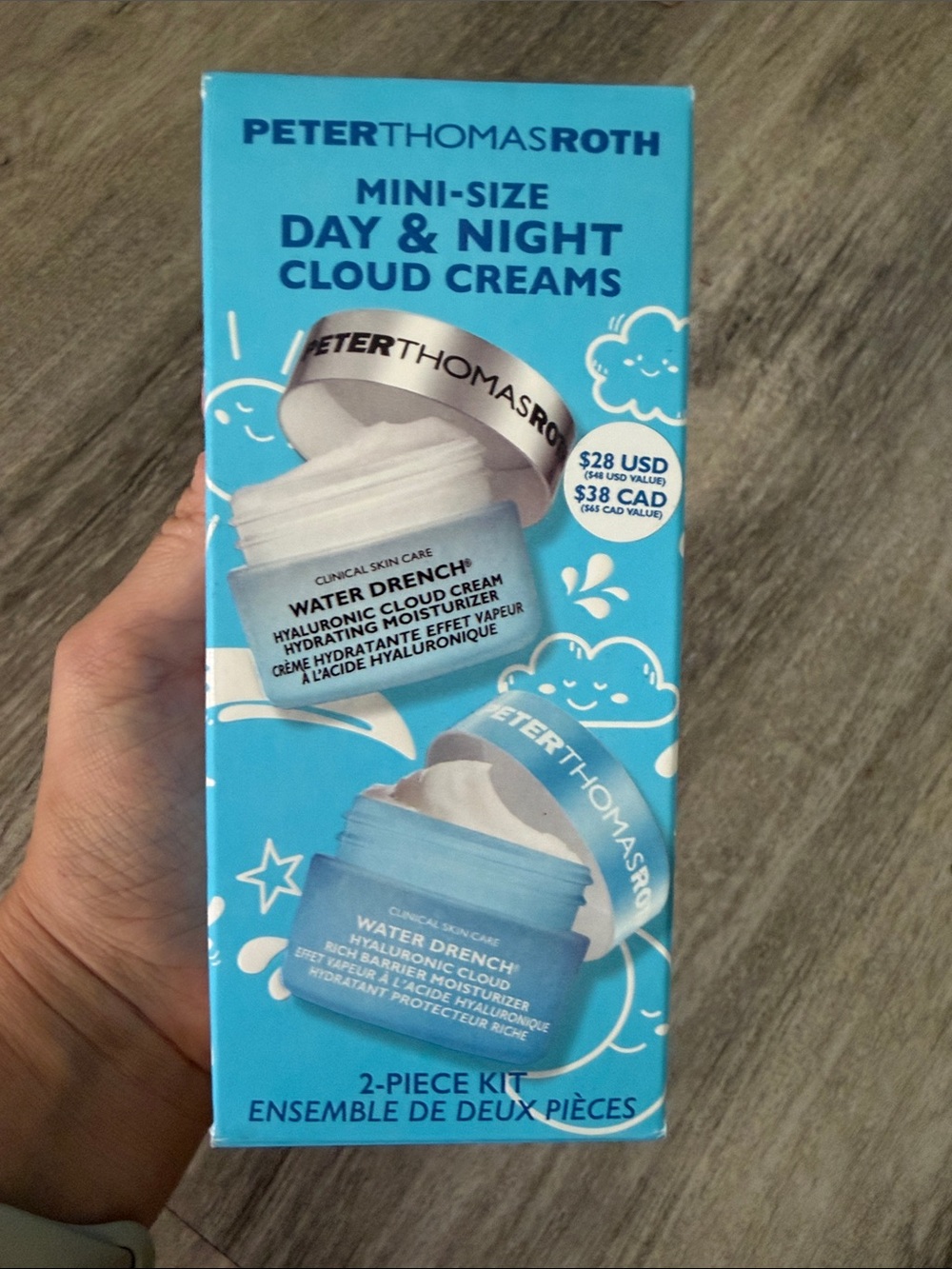 PETERTHOMASROTH Water Drench Day & Night Mini Cloud Creams - sealed